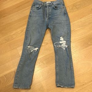 Agolde riley crop. Size 26.